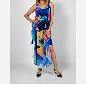 💃Flowy, colorful long dress